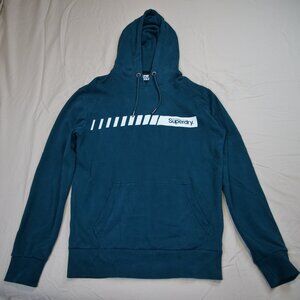 Superdry Green Blue Hoodie Sweatshirt